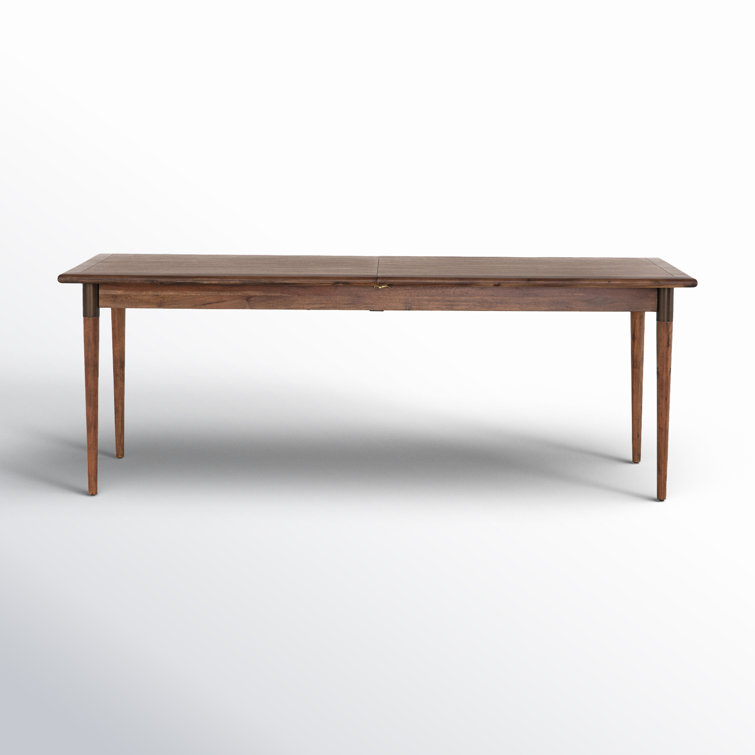 Birch Lane™ Yanely Extendable Acacia Solid Wood Top Dining Table ...